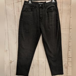 NWT black mom jeans